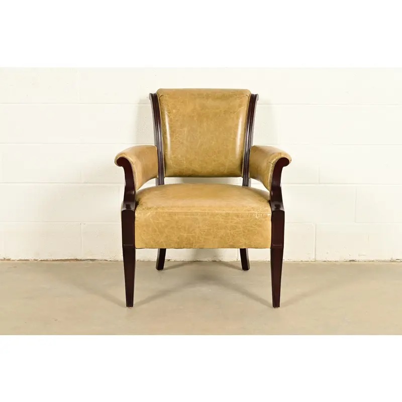 Barbara Barry for Baker Furniture Modern Regency Lounge Chair - Image 2