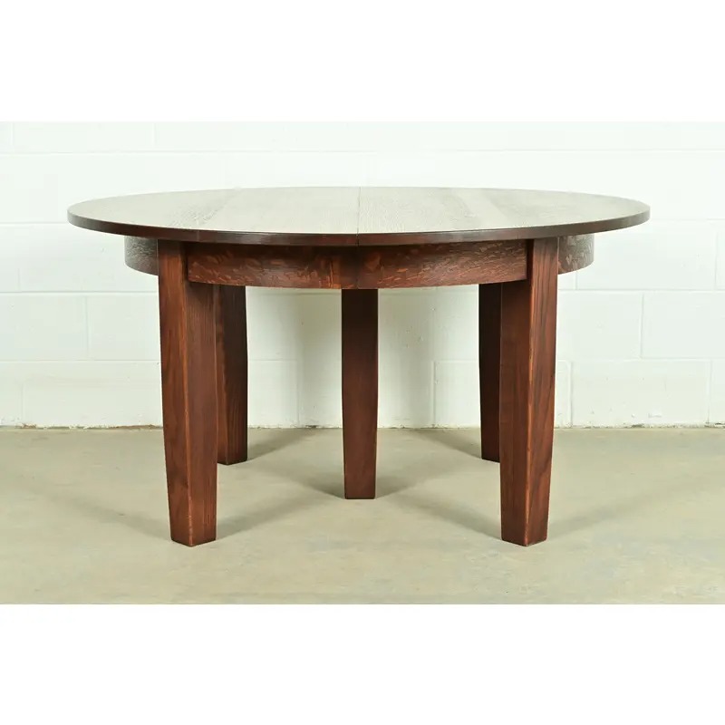 Stickley Antique Mission Oak Arts & Crafts Extension Dining Table, Newly Refinished - Image 2