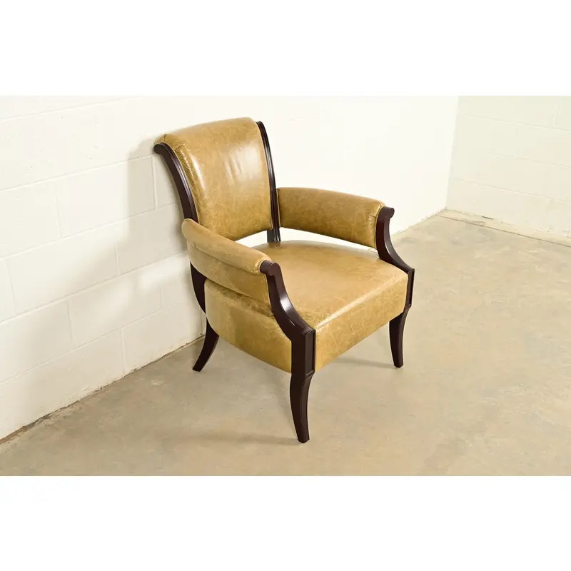 Barbara Barry for Baker Furniture Modern Regency Lounge Chair - Image 4