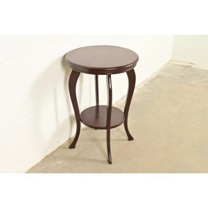 Antique Victorian Carved Mahogany Parlor Table or Side Table by Wolverine, Circa 1900