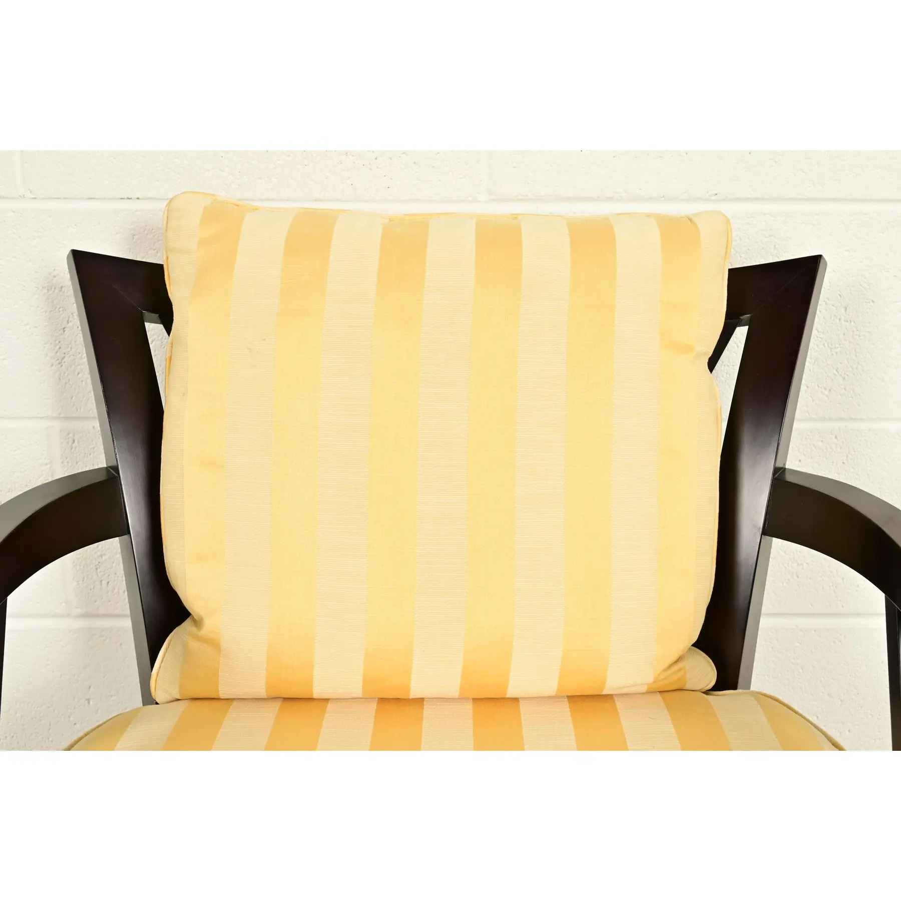 Barbara Barry for Baker Furniture Modern Regency Lounge Chairs, Pair - Image 6
