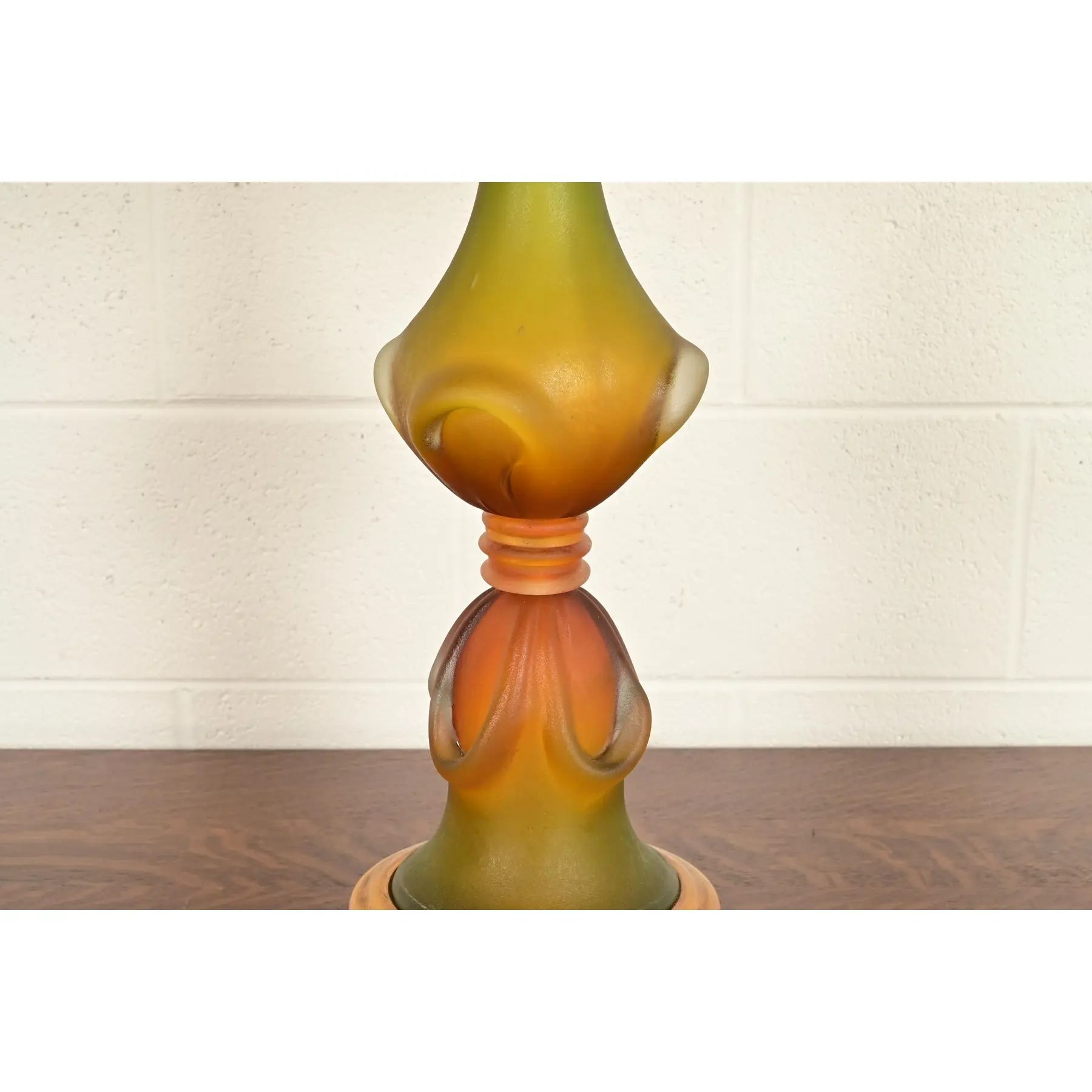 1950s Marbro Mid-Century Modern Seguso Murano Glass Italian Lamp - Image 10