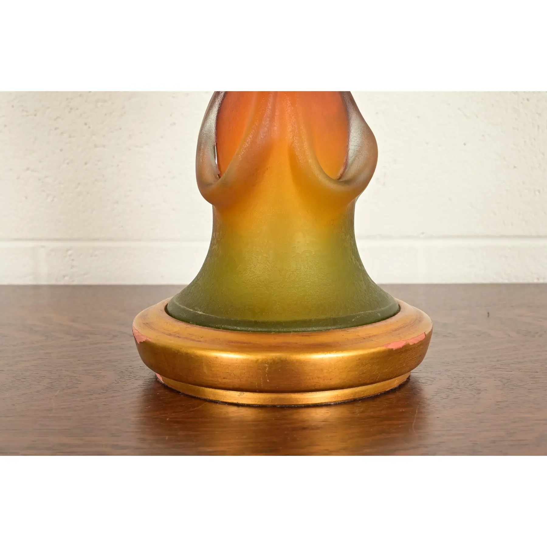 1950s Marbro Mid-Century Modern Seguso Murano Glass Italian Lamp - Image 3