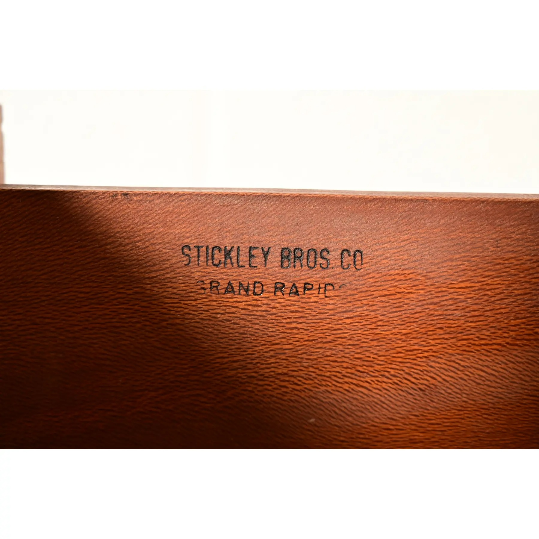 Stickley Brothers Antique Art Deco Maple Breakfront Bookcase Cabinet, Circa 1920s - Image 8