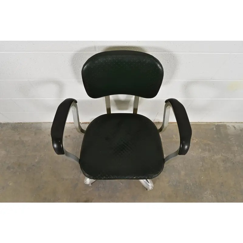 Art Deco Executive Office Desk Chair by Art Metal, Circa 1930s - Image 5