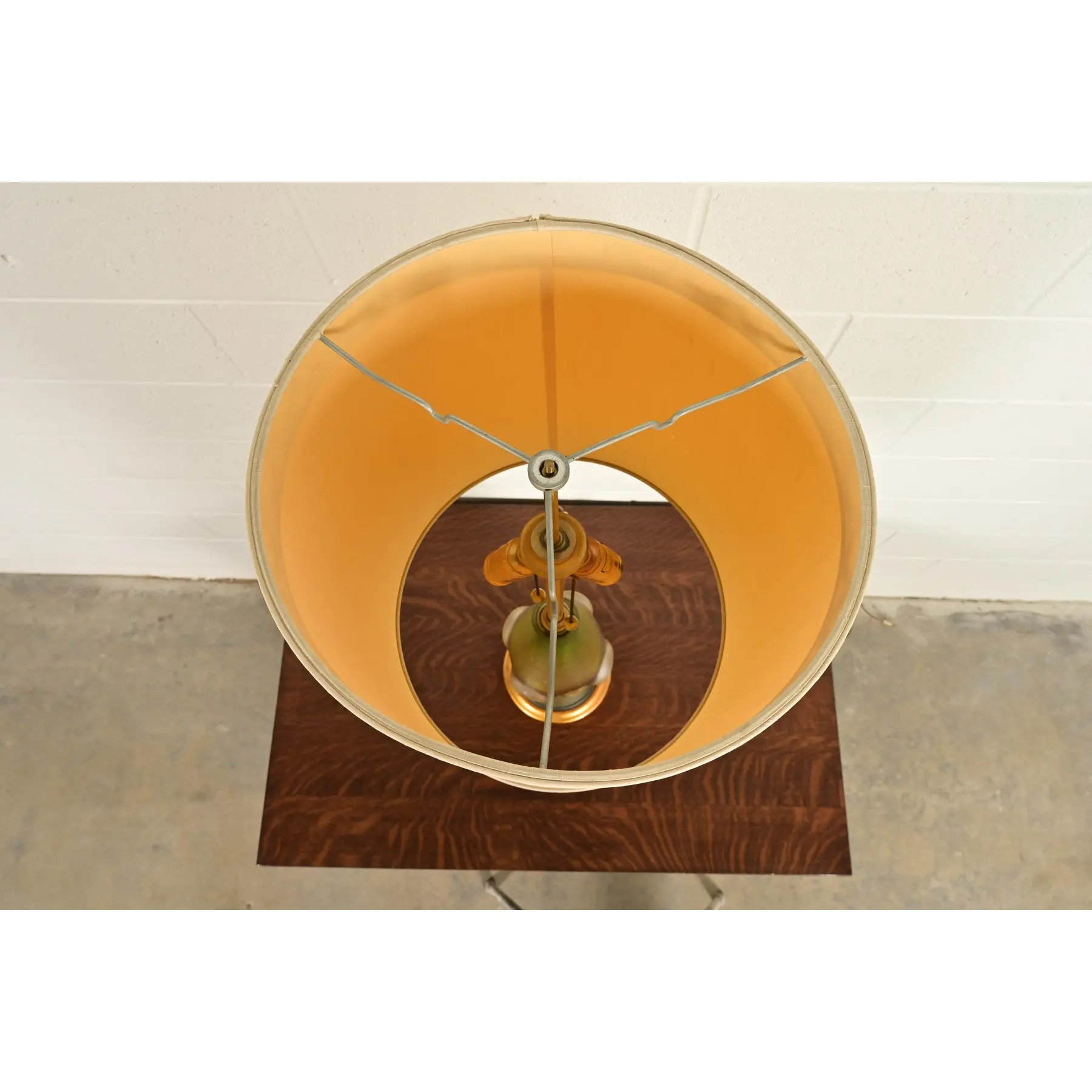 1950s Marbro Mid-Century Modern Seguso Murano Glass Italian Lamp - Image 12