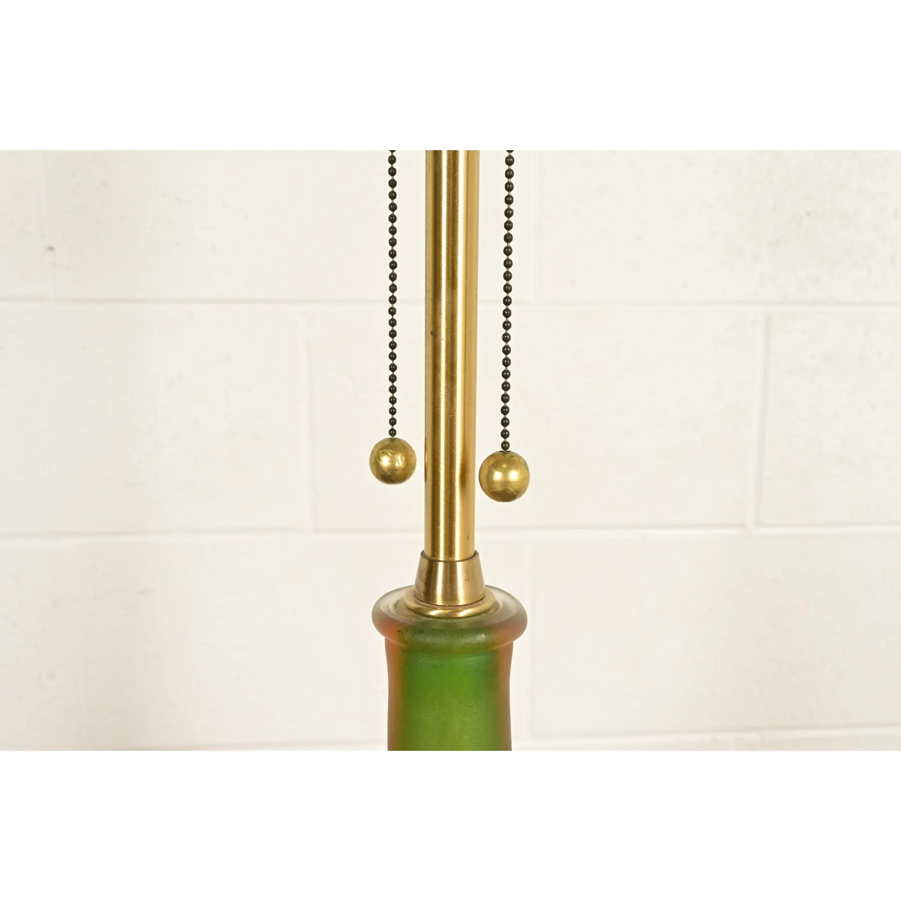 1950s Marbro Mid-Century Modern Seguso Murano Glass Italian Lamp - Image 14
