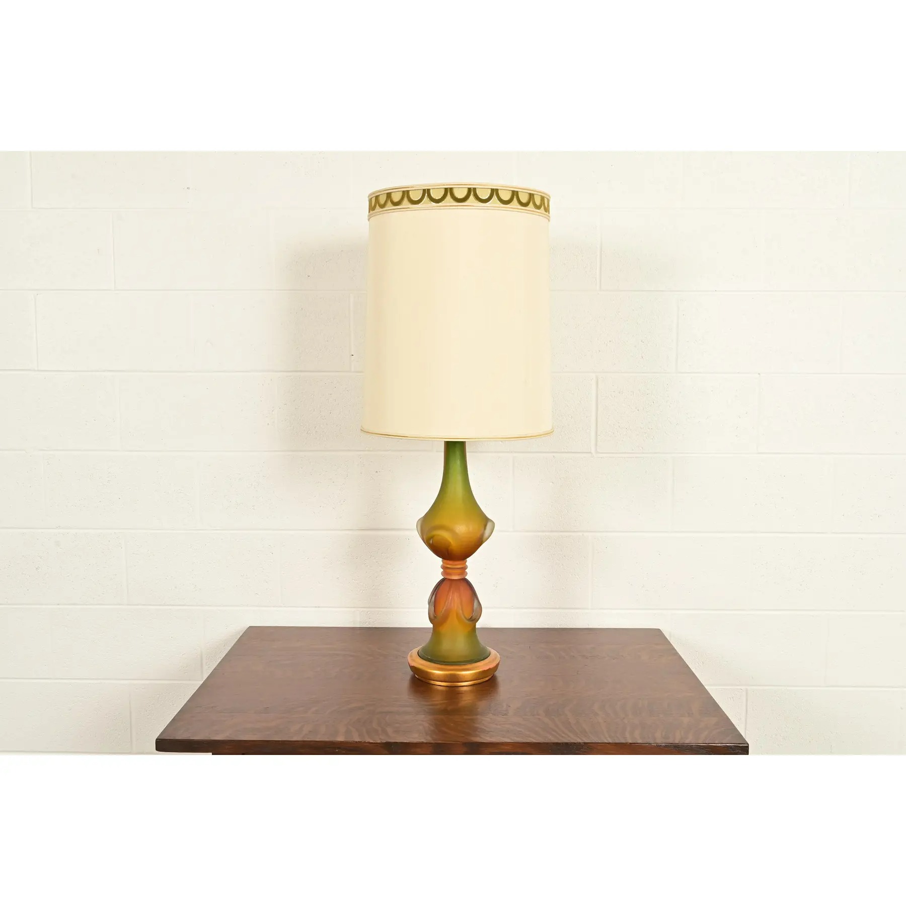 1950s Marbro Mid-Century Modern Seguso Murano Glass Italian Lamp