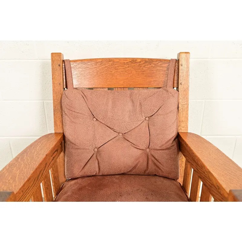 Harden Furniture Antique Mission Oak Arts & Crafts Rocking Chair, Circa 1910 - Image 6