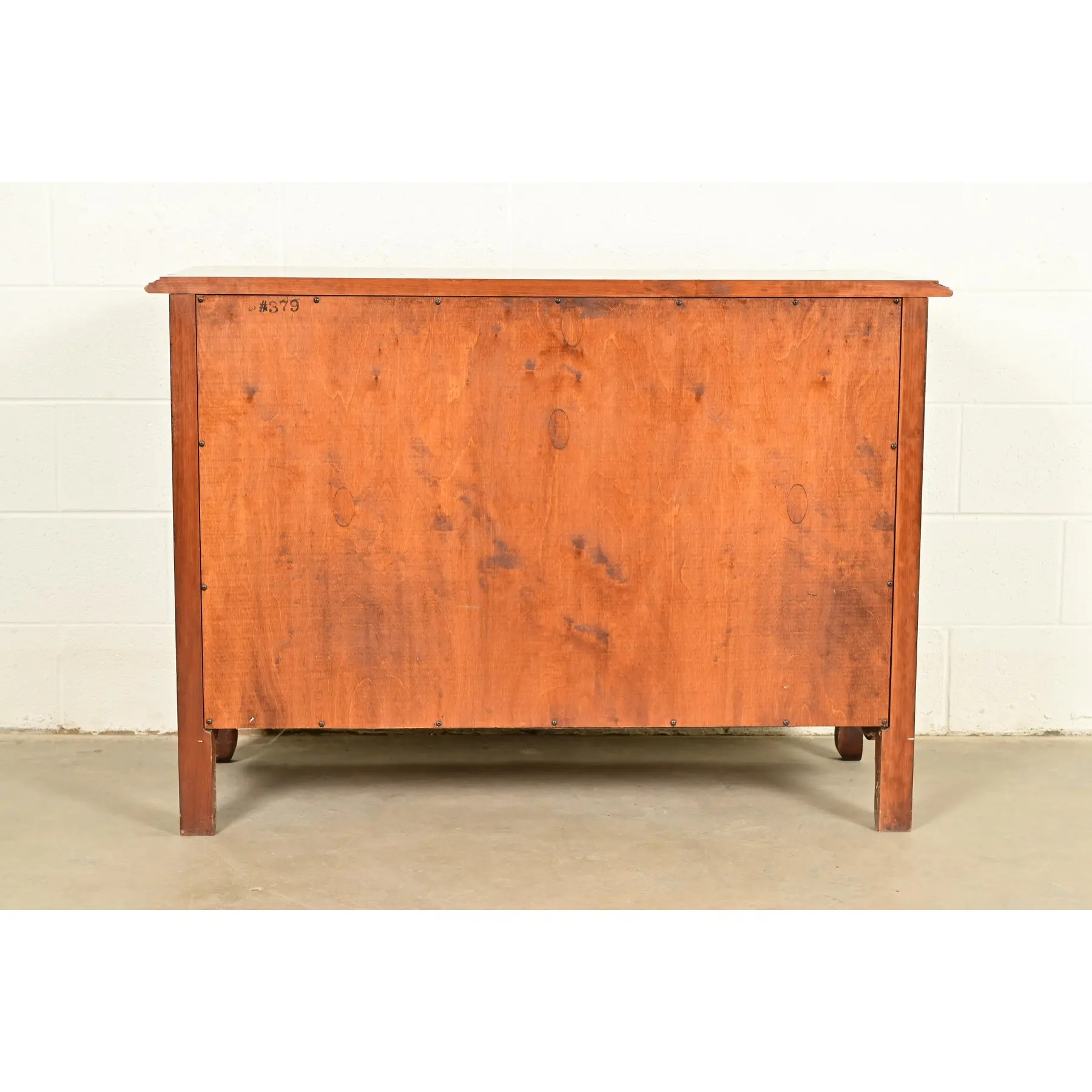 Harden Furniture French Provincial Louis XV Carved Walnut Three-Drawer Dresser or Chest of Drawers - Image 17