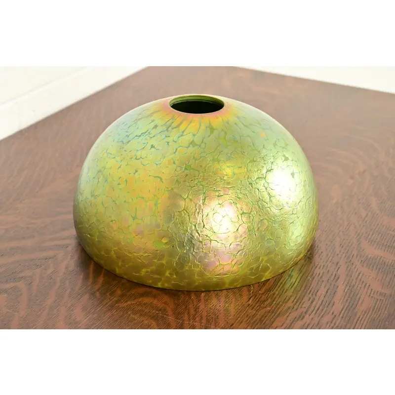 Louis Comfort Tiffany Favrile Art Glass Table Lamp or Desk Lamp, Circa 1910 - Image 7