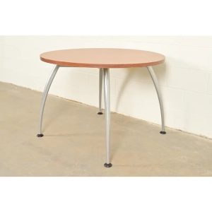 Herman Miller Style Modern Spider Leg Round Dining Table or Game Table