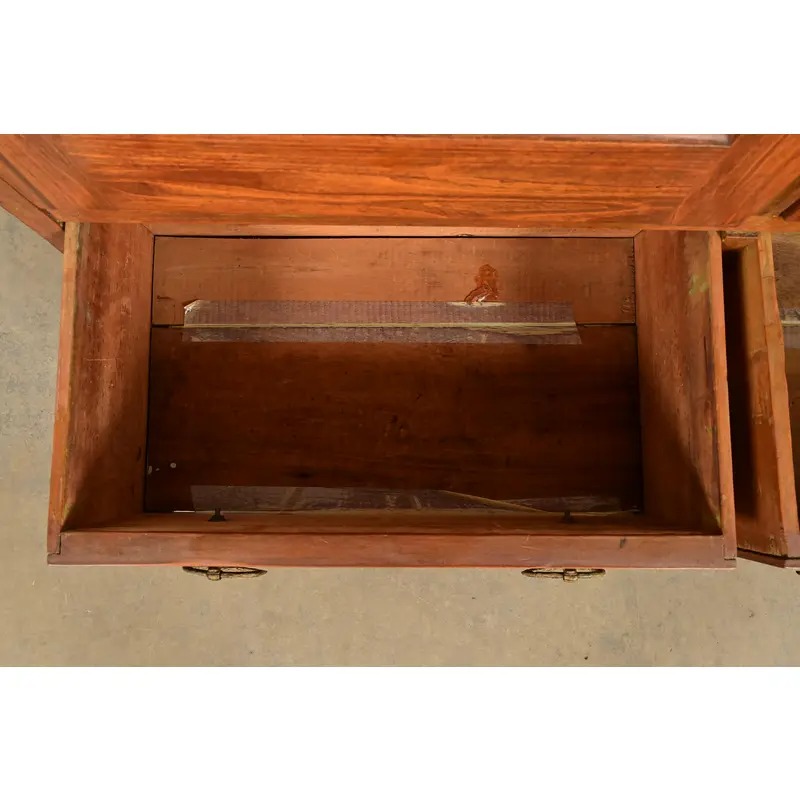 Antique Victorian Carved Walnut Bookcase, Circa 1890s - Image 9