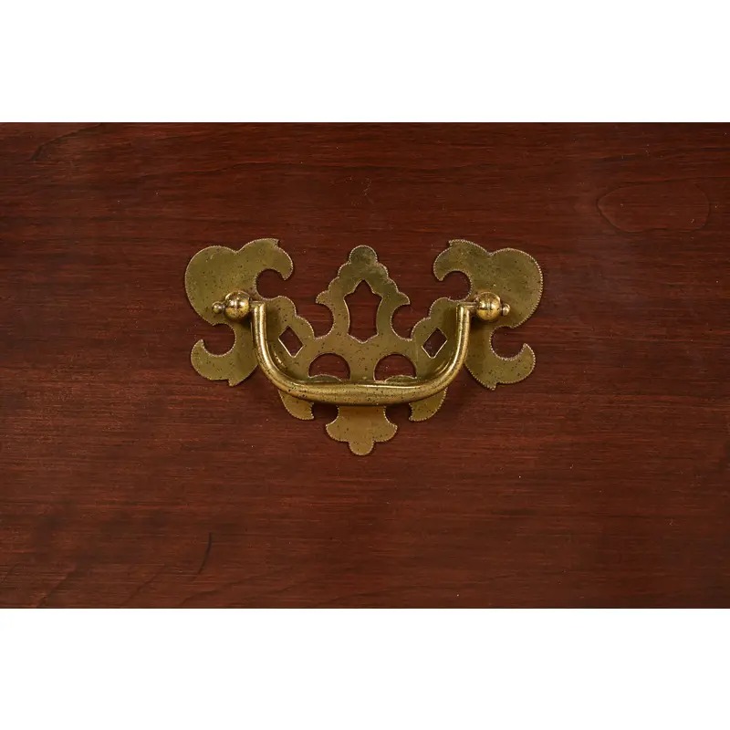 Ethan Allen Georgian Solid Cherry Wood Armoire Dresser or Gentleman's Chest - Image 9