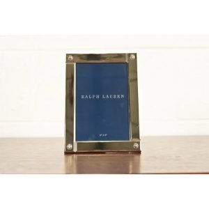 Ralph Lauren Art Deco Silver Plate Picture Frame