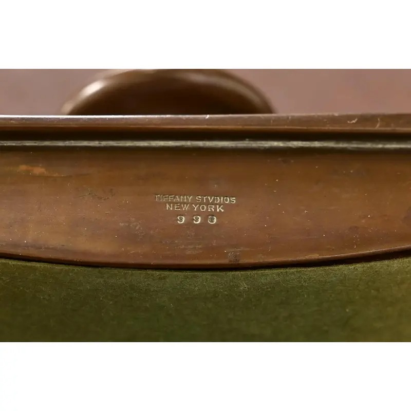 Tiffany Studios New York Zodiac Pattern Bronze Rocker Blotter - Image 11
