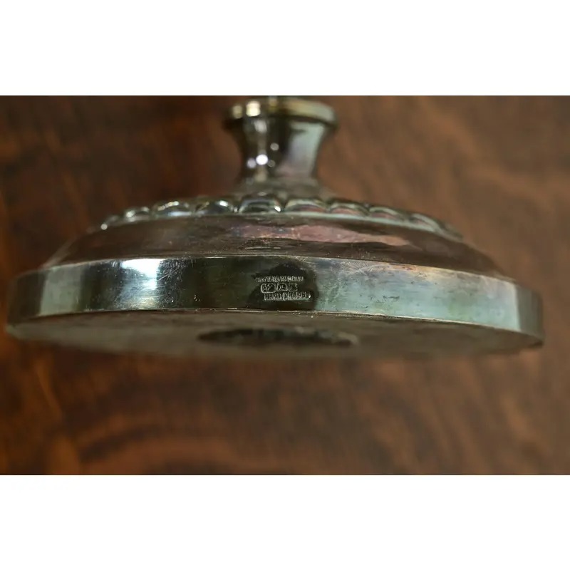 Tiffany & Co. Style Antique Victorian Silverplate Three-Light Candelabra - Image 13