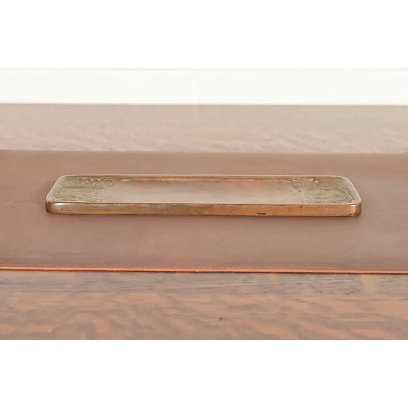 Tiffany Studios New York Zodiac Pattern Bronze Pen Tray - Image 4