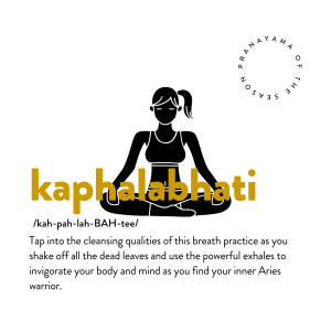 pranayama of Aries season | kapalabhati