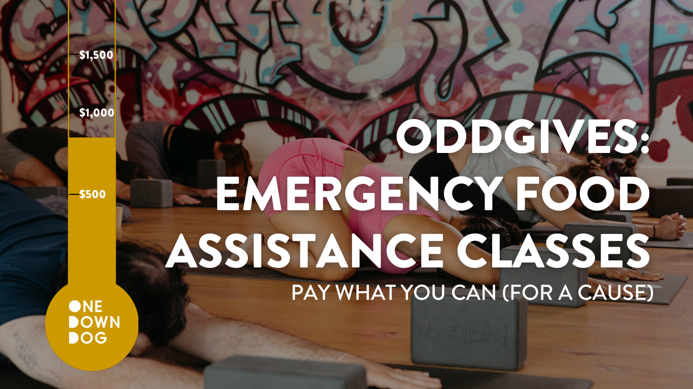 donation yoga classes for emergency food assistance in LA