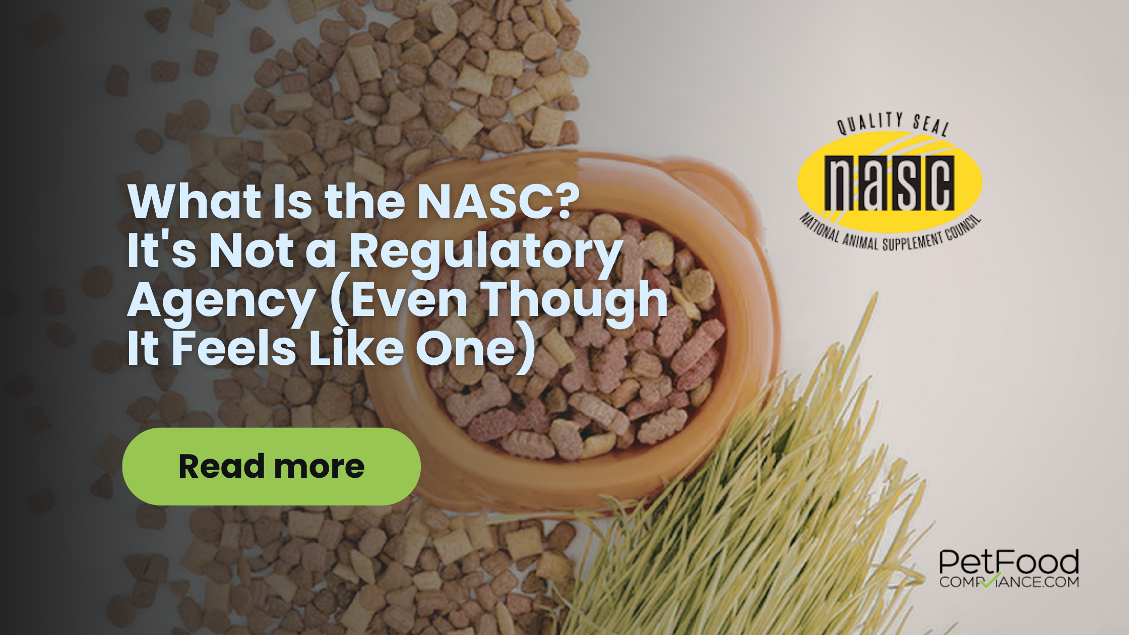 NASC Quality Seal on a pet supplement label