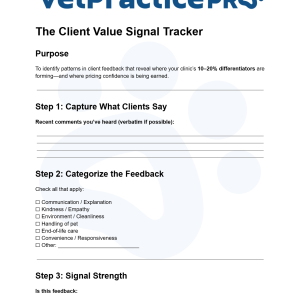 The Client Value Signal Tracker