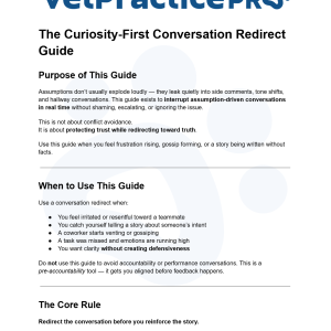 The Curiosity-First Conversation Redirect Guide