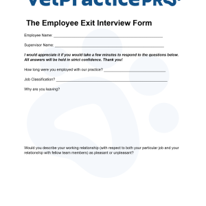 The Employee Exit Interview Form