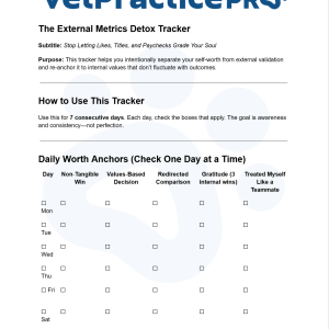 The External Metrics Detox Tracker