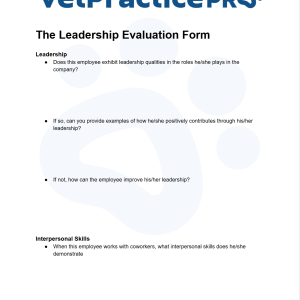 The Leadership Evaluation Form