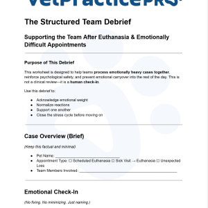 The Structured Team Debrief