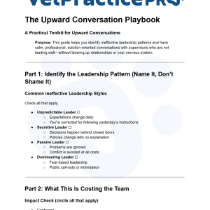 The Upward Conversation Playbook